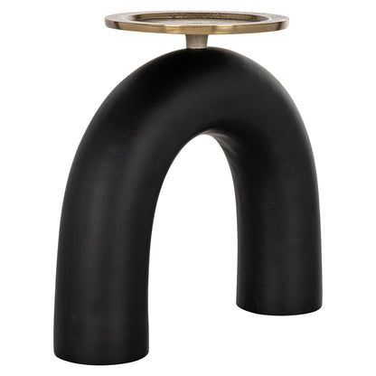 Richmond Interiors Kerzenhalter Livi black/gold large Richmond Interiors