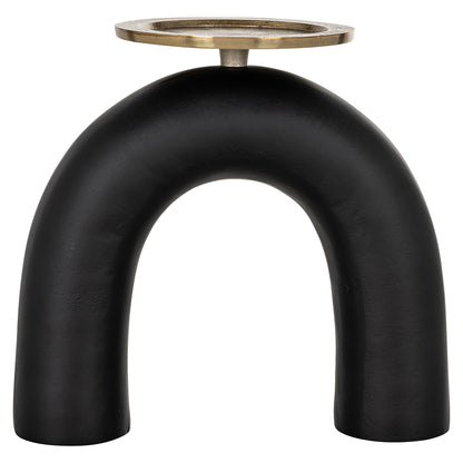 Richmond Interiors Kerzenhalter Livi black/gold large Richmond Interiors