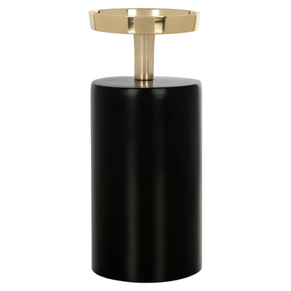 Richmond Interiors Kerzenhalter Caya black/gold small Kerzenhalter Richmond Interiors