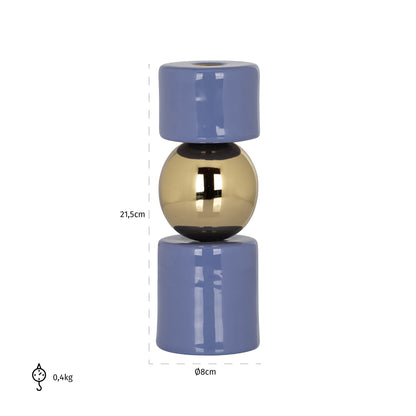 Richmond Interiors Kerzenhalter Febe purple