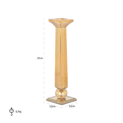 Richmond Interiors Kerzenhalter Milou amber small Kerzenhalter Richmond Interiors