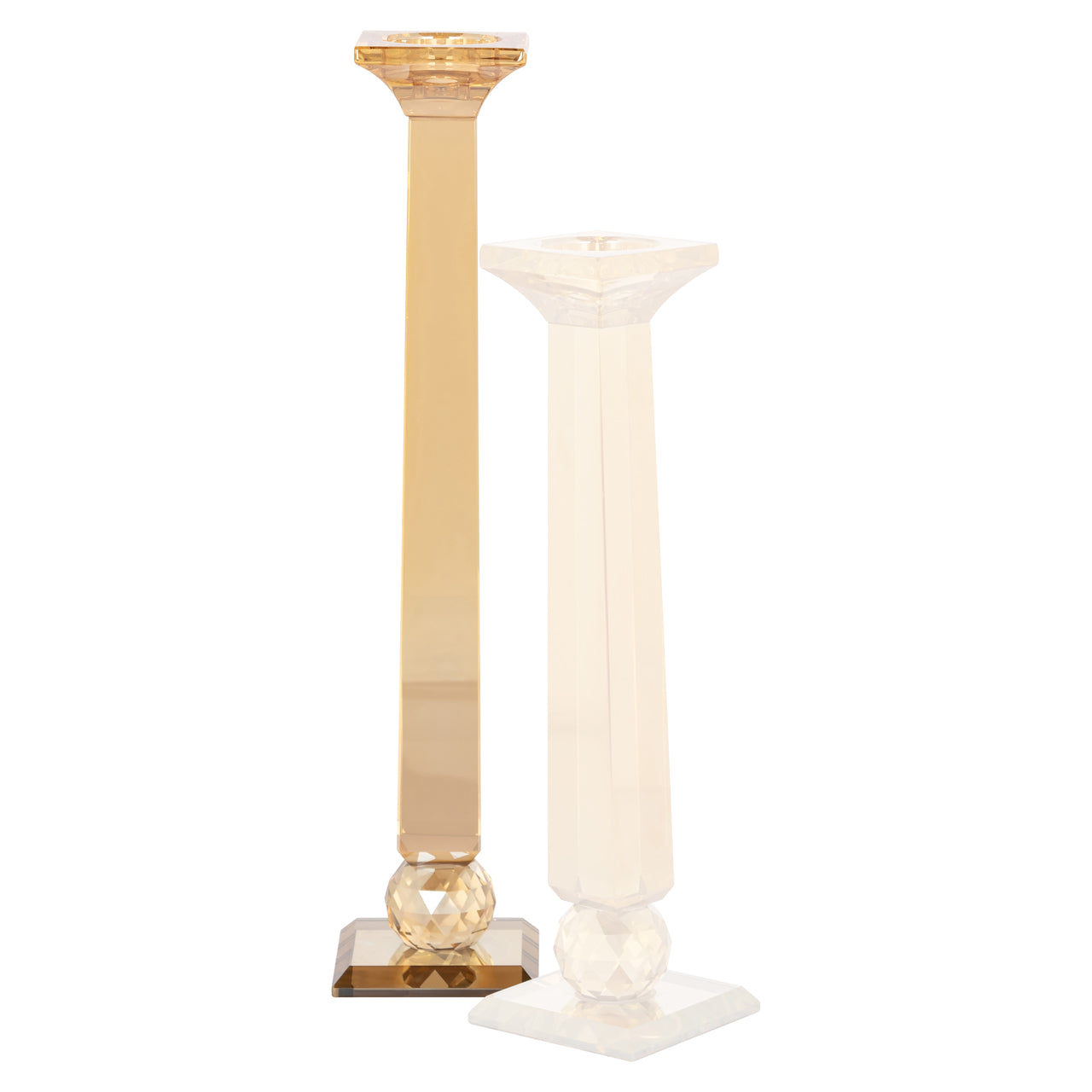 Richmond Interiors Kerzenhalter Milou amber large Kerzenhalter Richmond Interiors