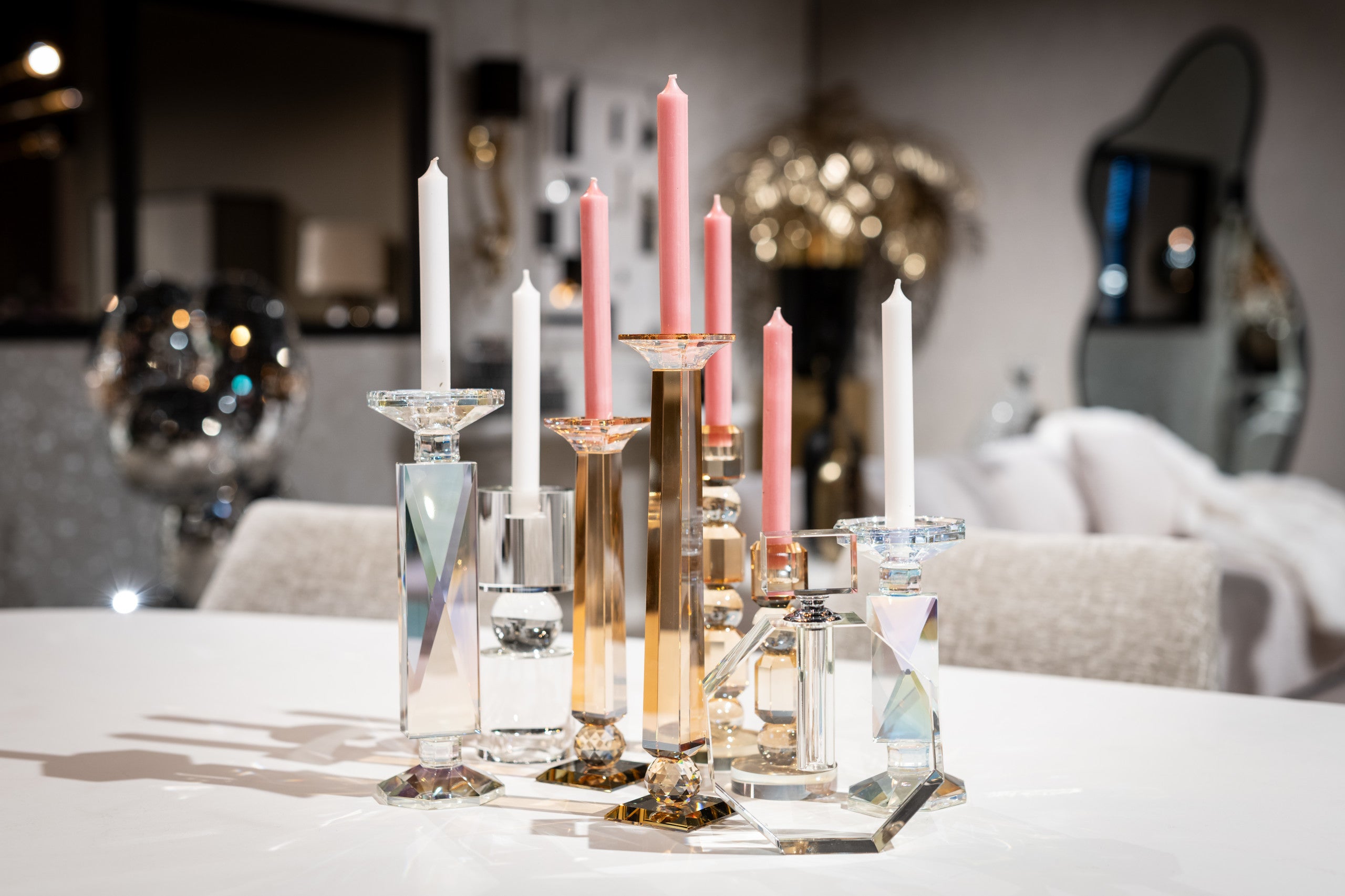 Richmond Interiors Kerzenhalter Milou amber small Kerzenhalter Richmond Interiors