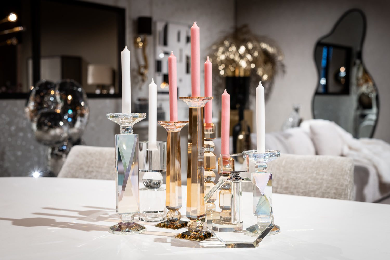 Richmond Interiors Kerzenhalter Meral brown large Kerzenhalter Richmond Interiors