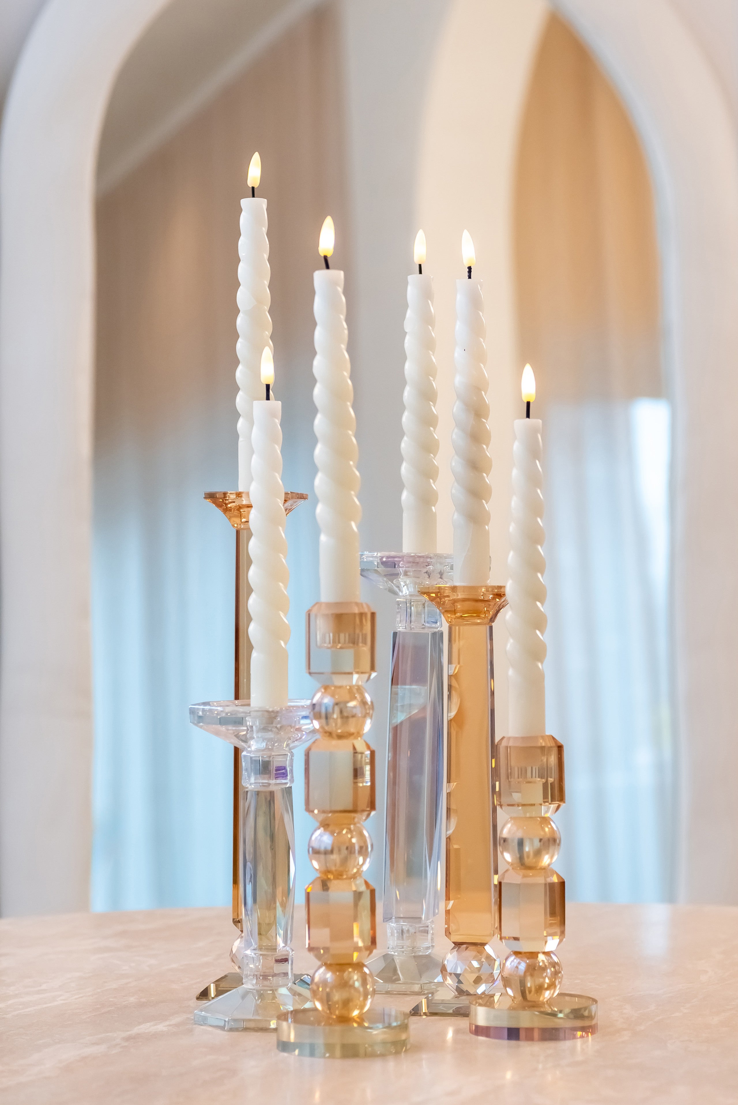 Richmond Interiors Kerzenhalter Meral brown small Kerzenhalter Richmond Interiors