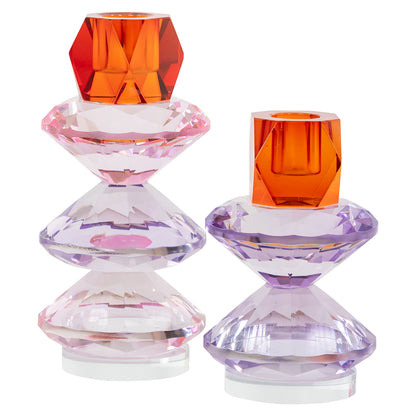 Richmond Interiors Kerzenhalter Yalena purple small Kerzenhalter Richmond Interiors