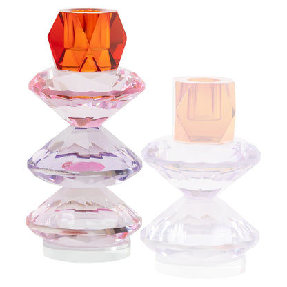 Richmond Interiors Kerzenhalter Yalena pink large Kerzenhalter Richmond Interiors