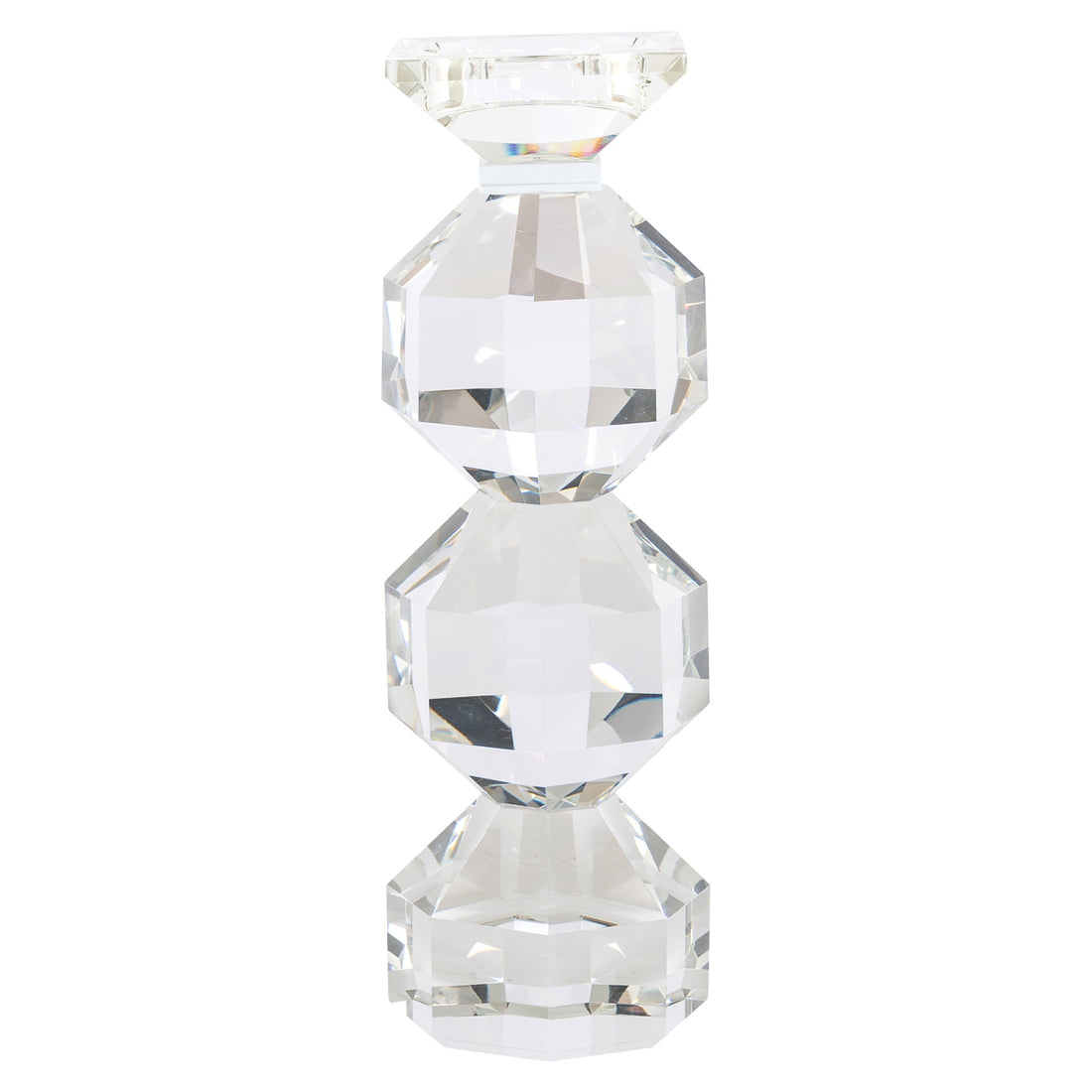 Richmond Interiors Kerzenhalter Safia clear transparent small Kerzenhalter Richmond Interiors