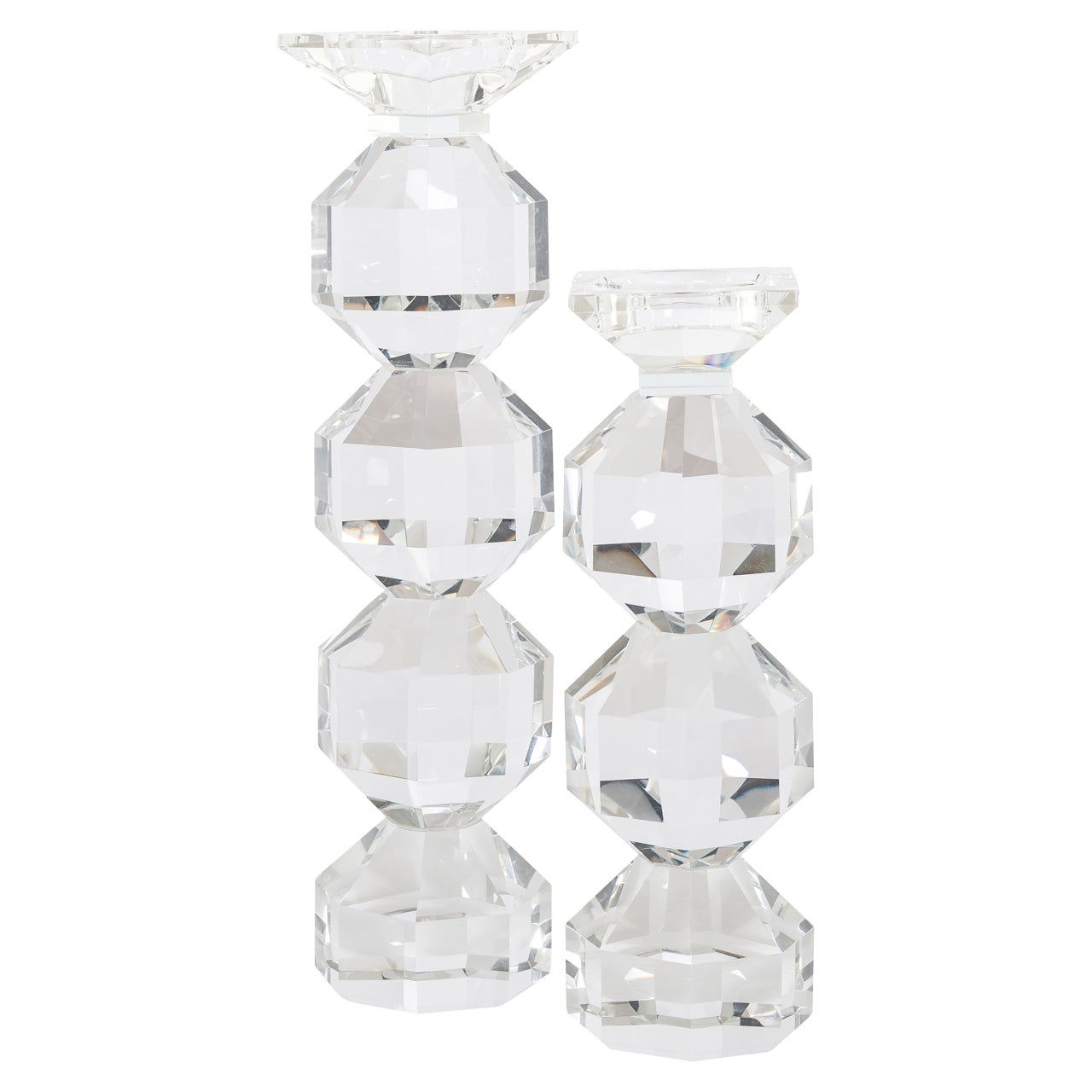 Richmond Interiors Kerzenhalter Safia clear transparent small Kerzenhalter Richmond Interiors