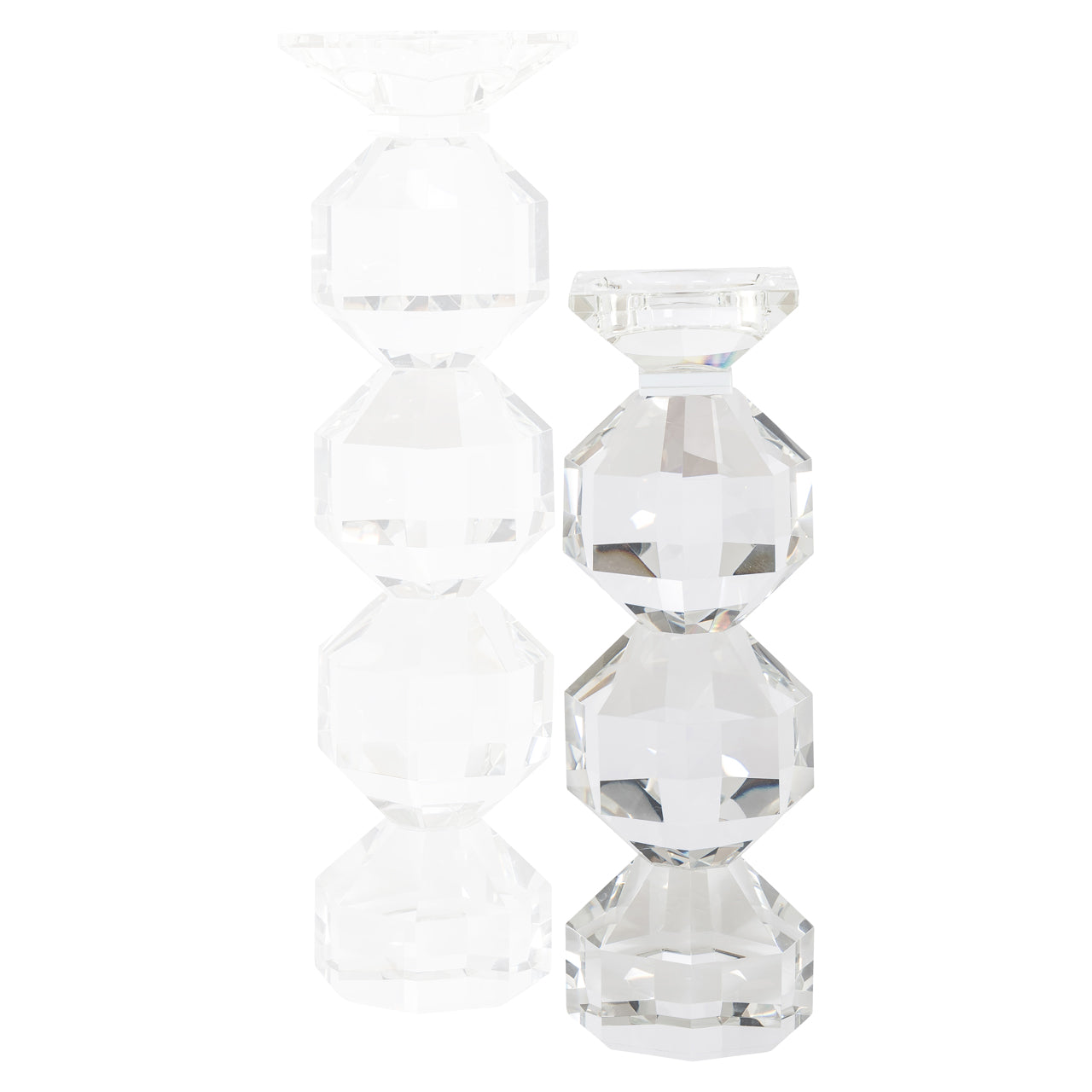 Richmond Interiors Kerzenhalter Safia clear transparent small Kerzenhalter Richmond Interiors