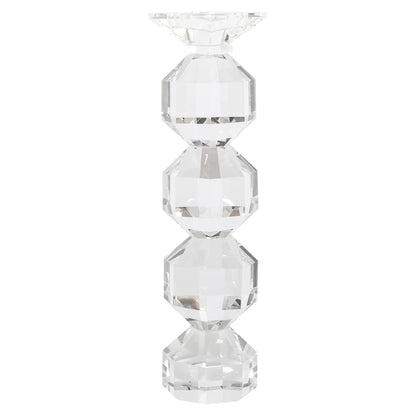 Richmond Interiors Kerzenhalter Safia clear transparent large Kerzenhalter Richmond Interiors