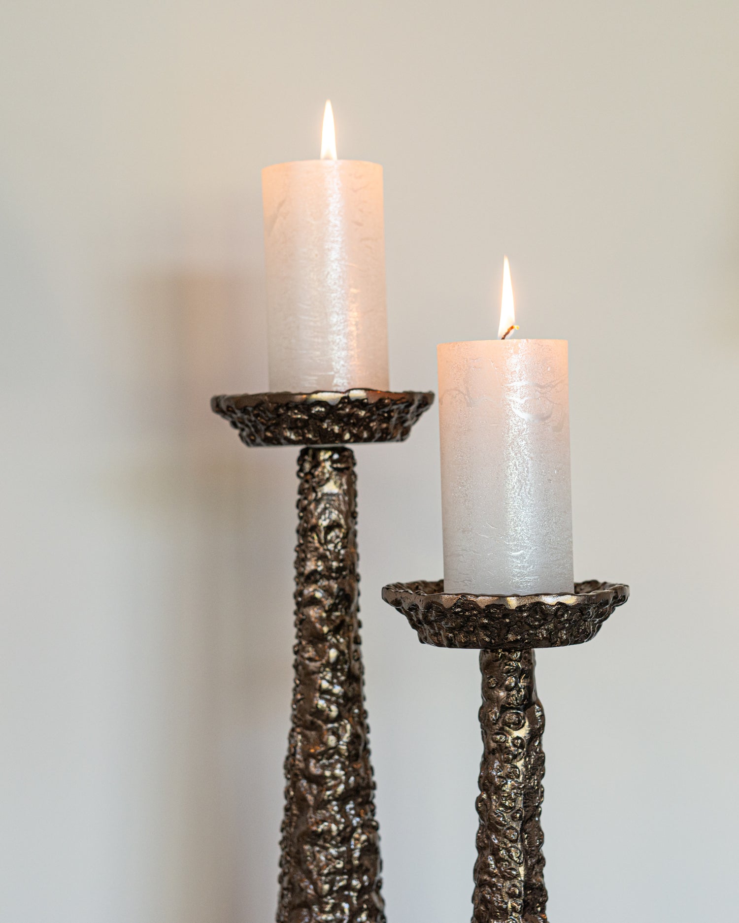 Richmond Interiors Kerzenhalter Moan brushed gold small Kerzenhalter Richmond Interiors