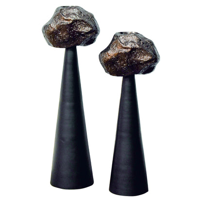 Richmond Interiors Kerzenhalter Moira black large Richmond Interiors