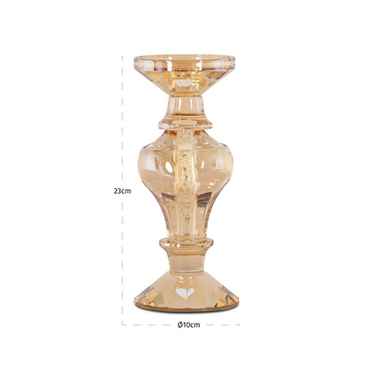 Richmond Interiors Kerzenhalter Dilan amber small Kerzenhalter Richmond Interiors