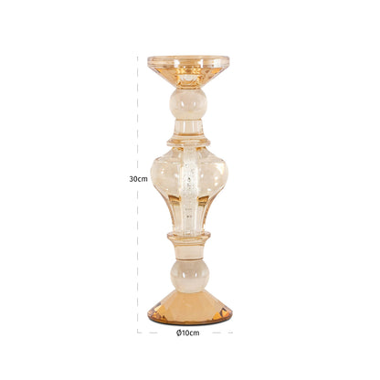Richmond Interiors Kerzenhalter Dilan amber large Kerzenhalter Richmond Interiors