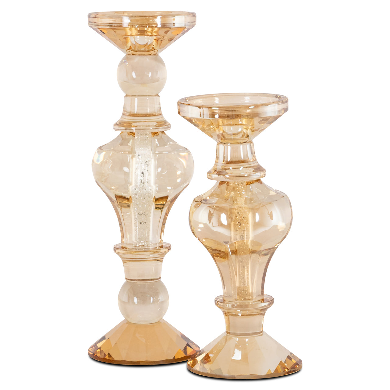 Richmond Interiors Kerzenhalter Dilan amber large Kerzenhalter Richmond Interiors