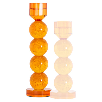 Richmond Interiors Kerzenhalter Raylan orange large Kerzenhalter Richmond Interiors