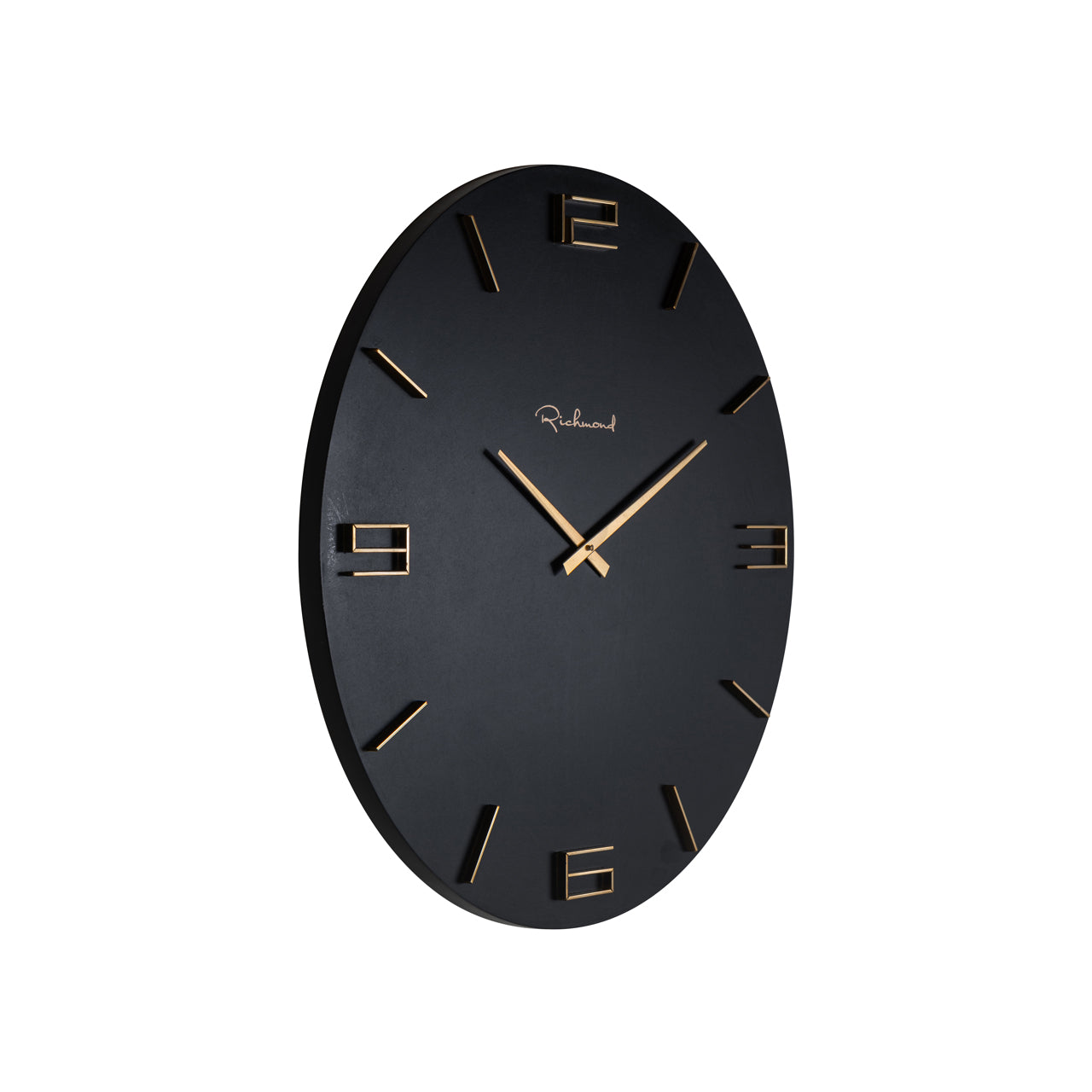 Richmond Interiors Uhr Byram black/gold Uhr Richmond Interiors