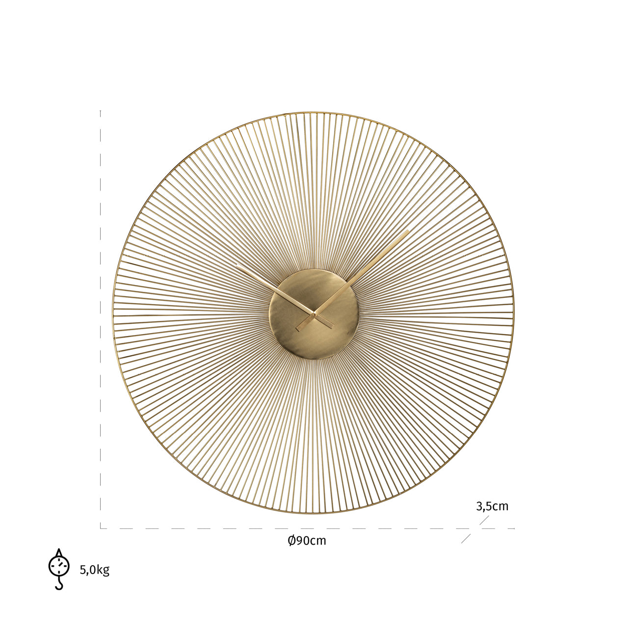 Richmond Interiors Uhr Audrey gold Uhr Richmond Interiors