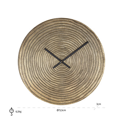 Richmond Interiors Uhr Roan gold Uhr Richmond Interiors