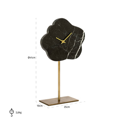 Richmond Interiors Uhr Bram black/gold Uhr Richmond Interiors