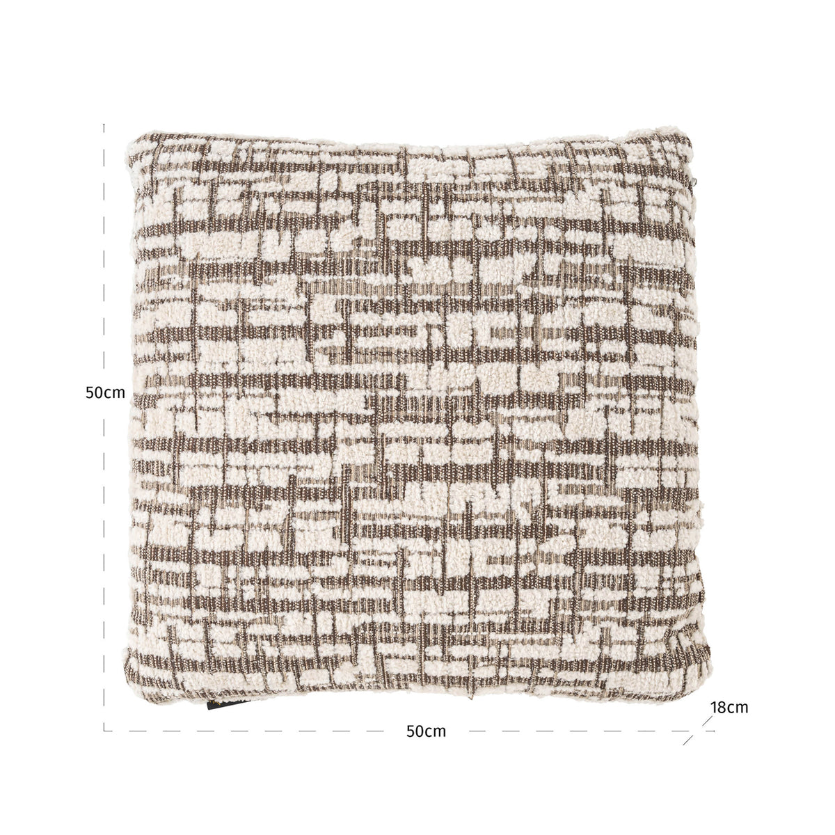 Richmond Interiors Kissen Oliv cream 50x50 Richmond Interiors