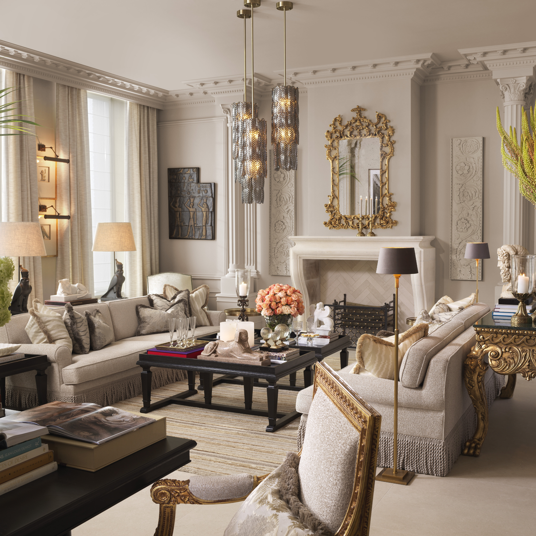 Eichholtz Objekt Sphinx of Hatshepsut – Granit Deko-Objekt Eichholtz