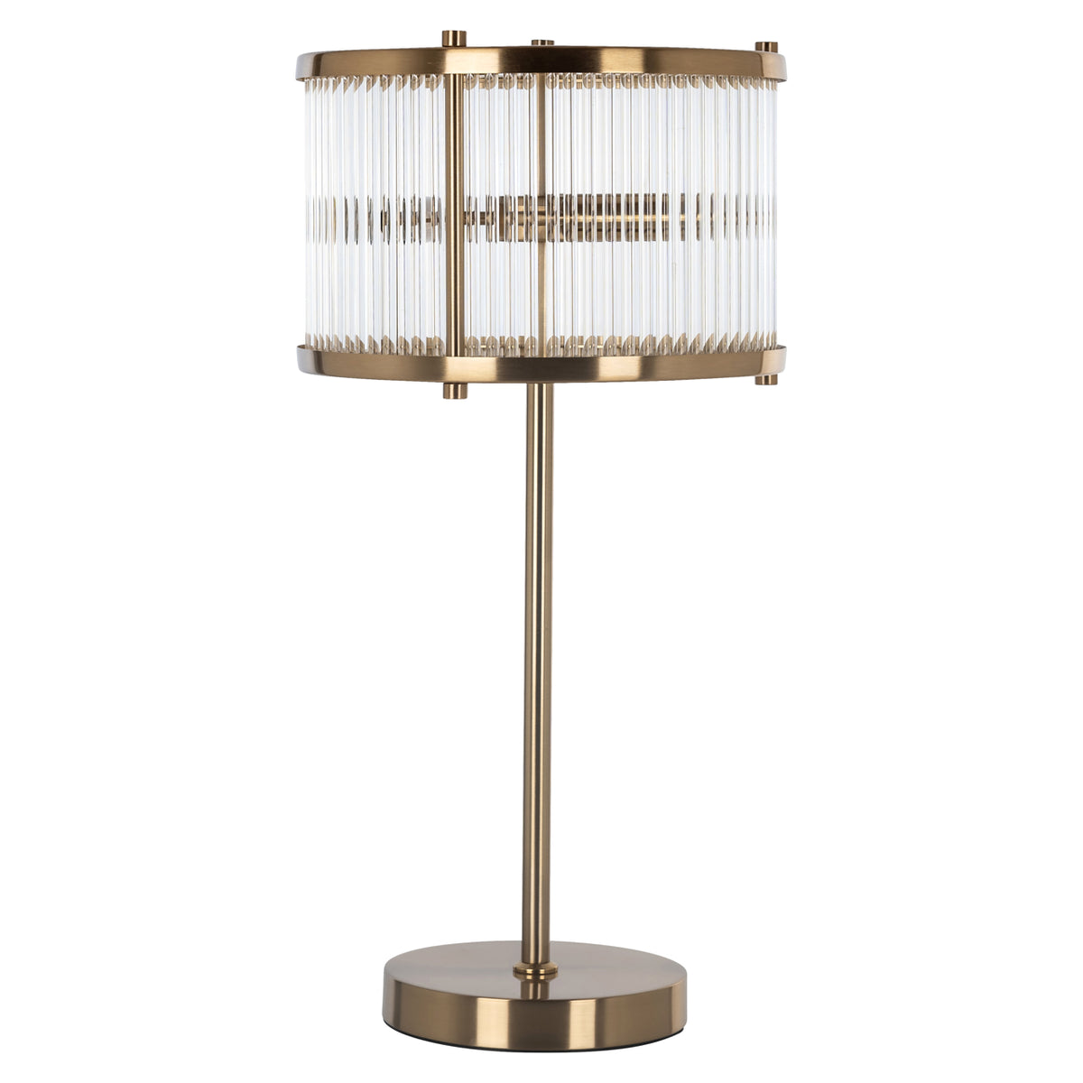 Richmond Interiors Tischlampe Loiza brushed gold Richmond Interiors