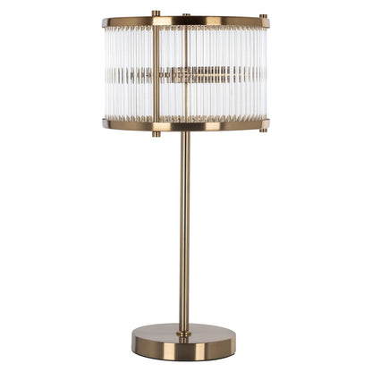 Richmond Interiors Tischlampe Loiza brushed gold Richmond Interiors