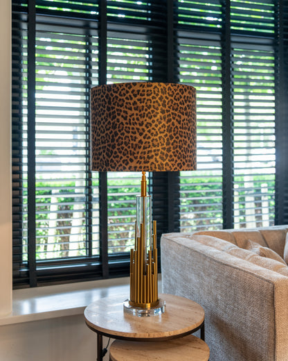 Richmond Interiors Tischlampe Dex brushed gold Tischlampe Richmond Interiors