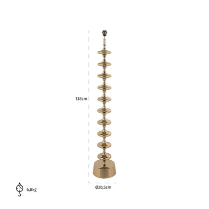 Richmond Interiors Stehlampe Jane gold