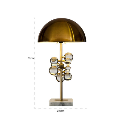 Richmond Interiors Tischlampe Bela bronze Richmond Interiors
