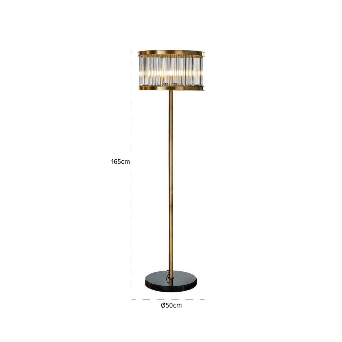 Richmond Interiors Stehlampe Nadine bronze Richmond Interiors