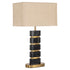Richmond Interiors Tischlampe Levina black/gold Tischlampe Richmond Interiors