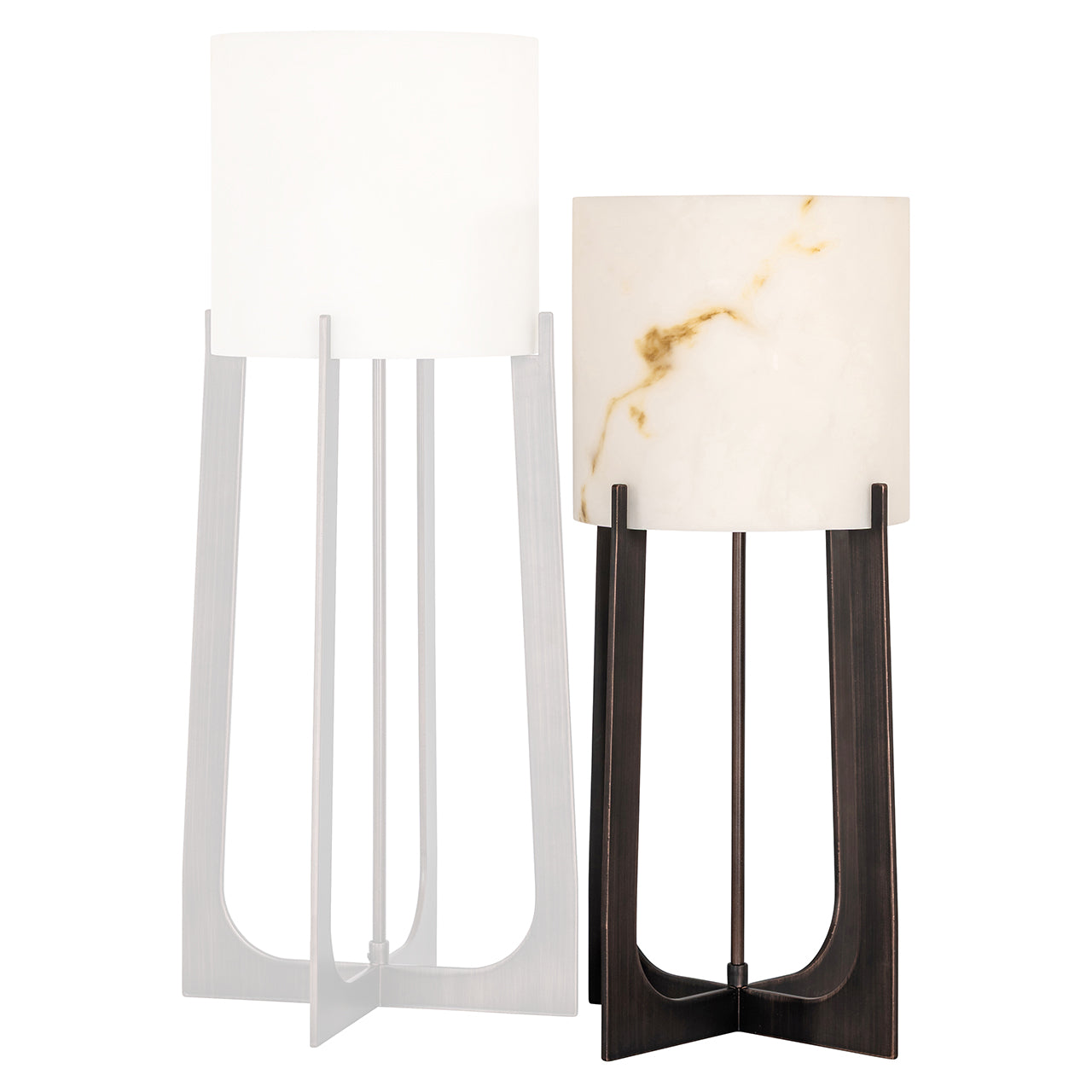 Richmond Interiors Tischlampe Loura klein (Bronze) Tischlampe Richmond Interiors