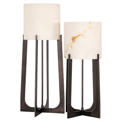 Richmond Interiors Tischlampe Loura bronze large Tischlampe Richmond Interiors
