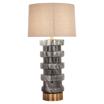Richmond Interiors Tischlampe Jaylee black/white Tischlampe Richmond Interiors