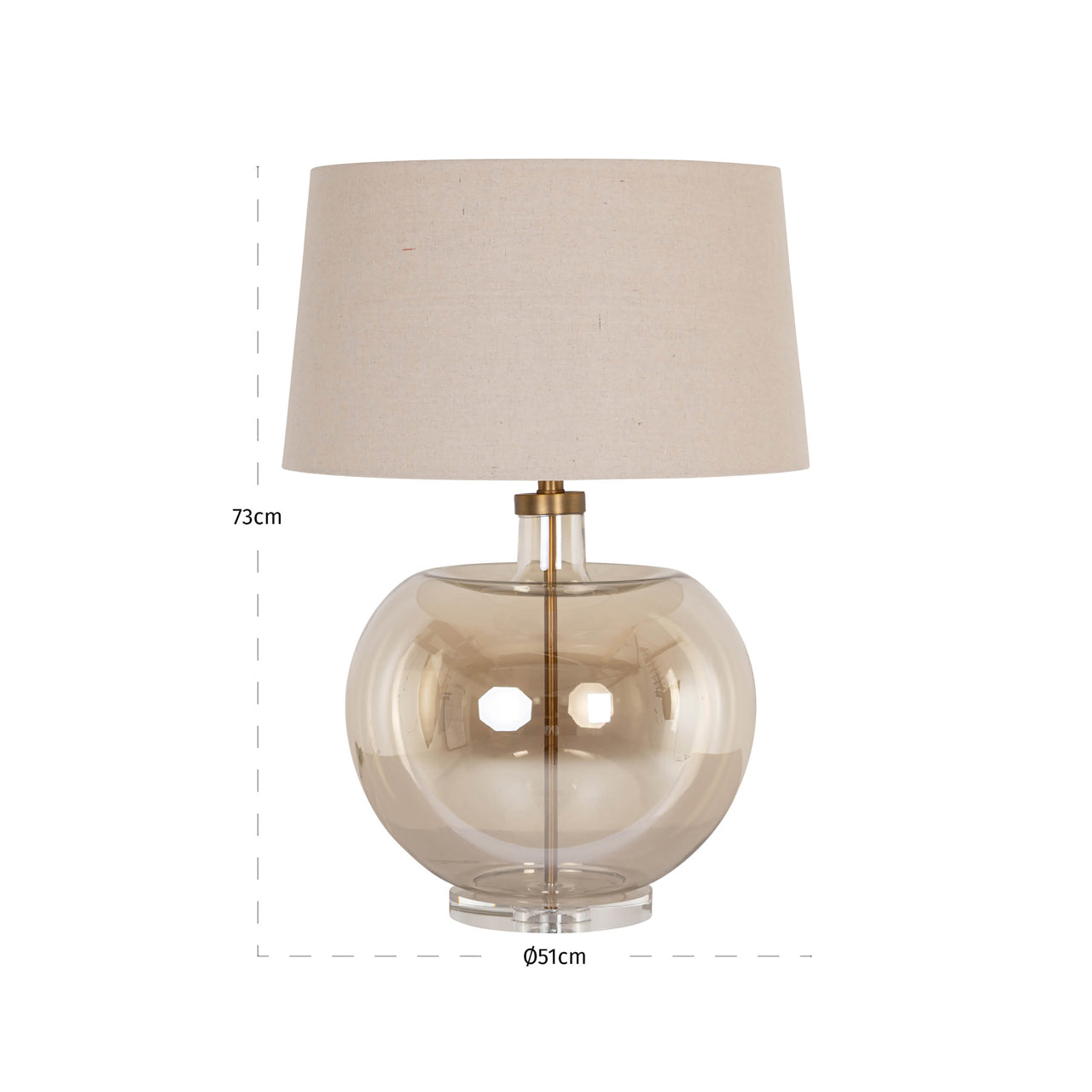 Richmond Interiors Tischlampe Jazzy amber Tischlampe Richmond Interiors