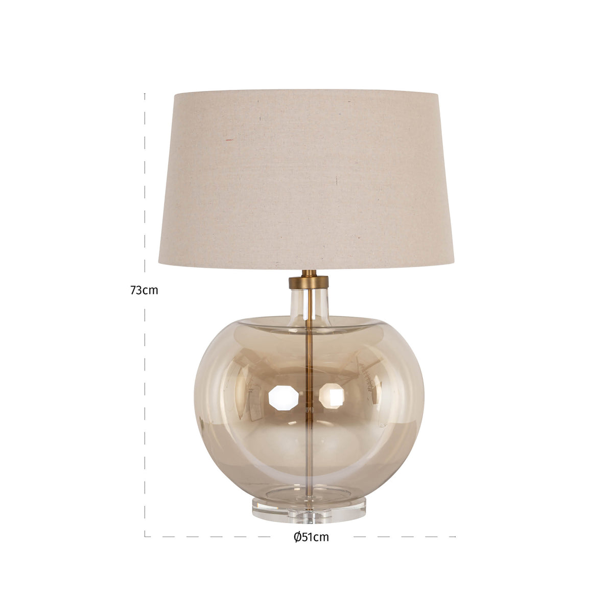 Richmond Interiors Tischlampe Jazzy amber Richmond Interiors