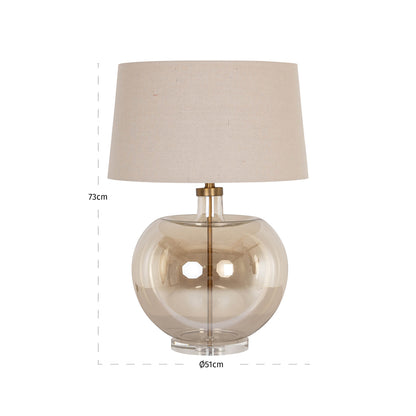 Richmond Interiors Tischlampe Jazzy amber Richmond Interiors