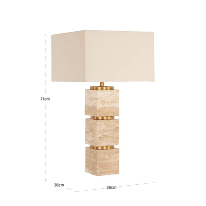 Richmond Interiors lampe de table Jaella beige