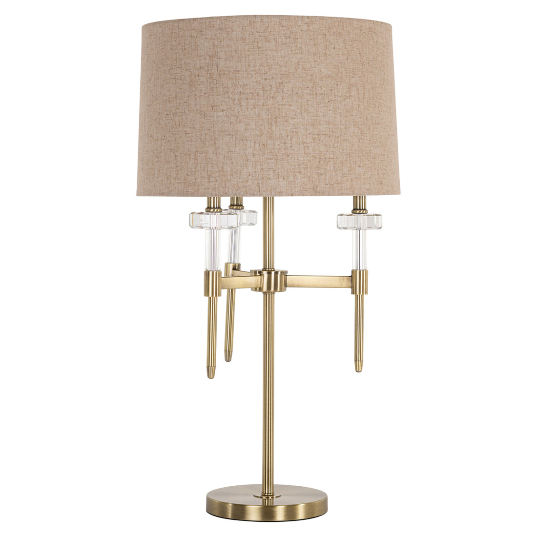 Richmond Interiors Tischlampe Josie brushed gold Tischlampe Richmond Interiors