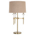 Richmond Interiors Tischlampe Josie brushed gold Tischlampe Richmond Interiors