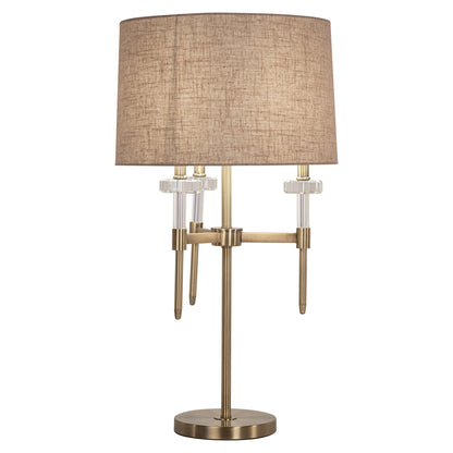 Richmond Interiors Tischlampe Josie brushed gold Tischlampe Richmond Interiors