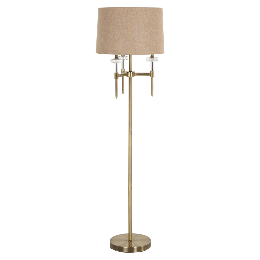 Richmond Interiors floor lamp Josie brushed gold