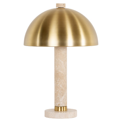 Richmond Interiors Tischlampe Jara brushed gold Tischlampe Richmond Interiors