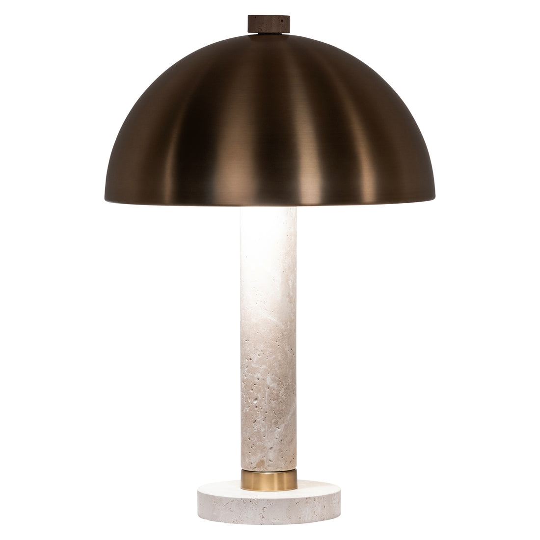 Richmond Interiors Tischlampe Jara brushed gold Tischlampe Richmond Interiors