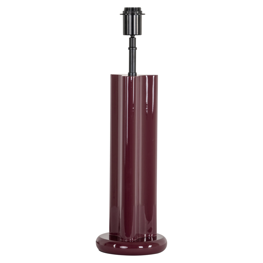 Richmond Interiors Tischlampe Alina burgundy Tischlampe Richmond Interiors