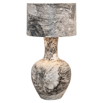 Richmond Interiors Tischlampe Cecile black/white