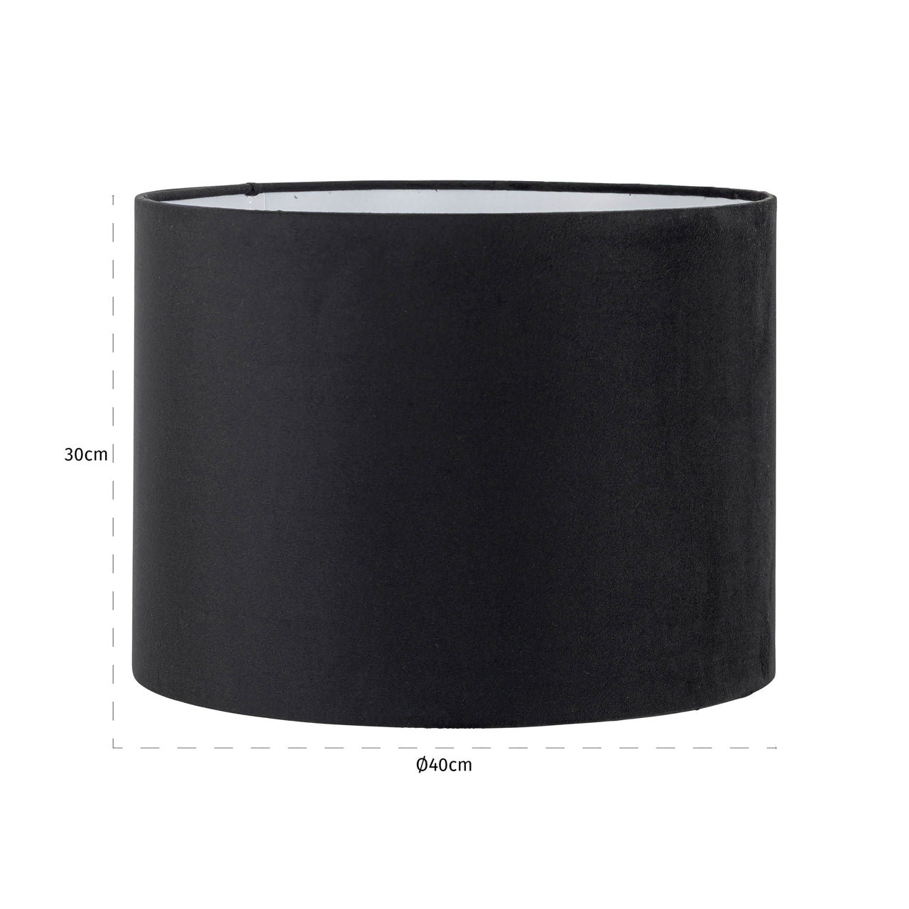 Richmond Interiors Lampenschirm Jaylinn black 40Ø Lampenschirm Richmond Interiors